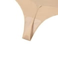 thumbnail image 3 of Clothing 2025 Thongs for Women Hot Girls Fashion Low Waist Panty Bikini Seamless Solid Nylon Ice Silk Thongs Underpants Women Underwear Thongs, 3 of 3