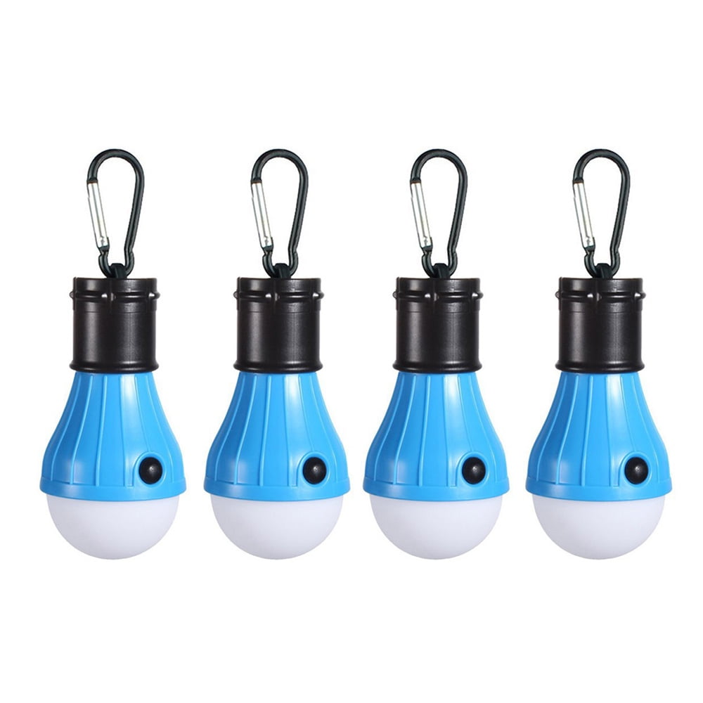 Tent Lamp 4 Packs Portable LED Tent Lights Clip Hook Hurricane Emergency Lights LED Camping Lights Bulb Camping Lanterns Camping Equipment For Camping Hiking Backpacking Outage - View #4