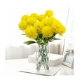 thumbnail image 6 of 15 Pcs Dandelion Artificial Flowers Plants Bouquet Plastic Flower for Home Decoration/Wedding Decor (Yellow), 6 of 6
