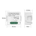 thumbnail image 4 of ZigBee Smart DIY Breaker Módulo de interruptor de vida inteligente con control remoto (1 cuadrilla), 4 of 6