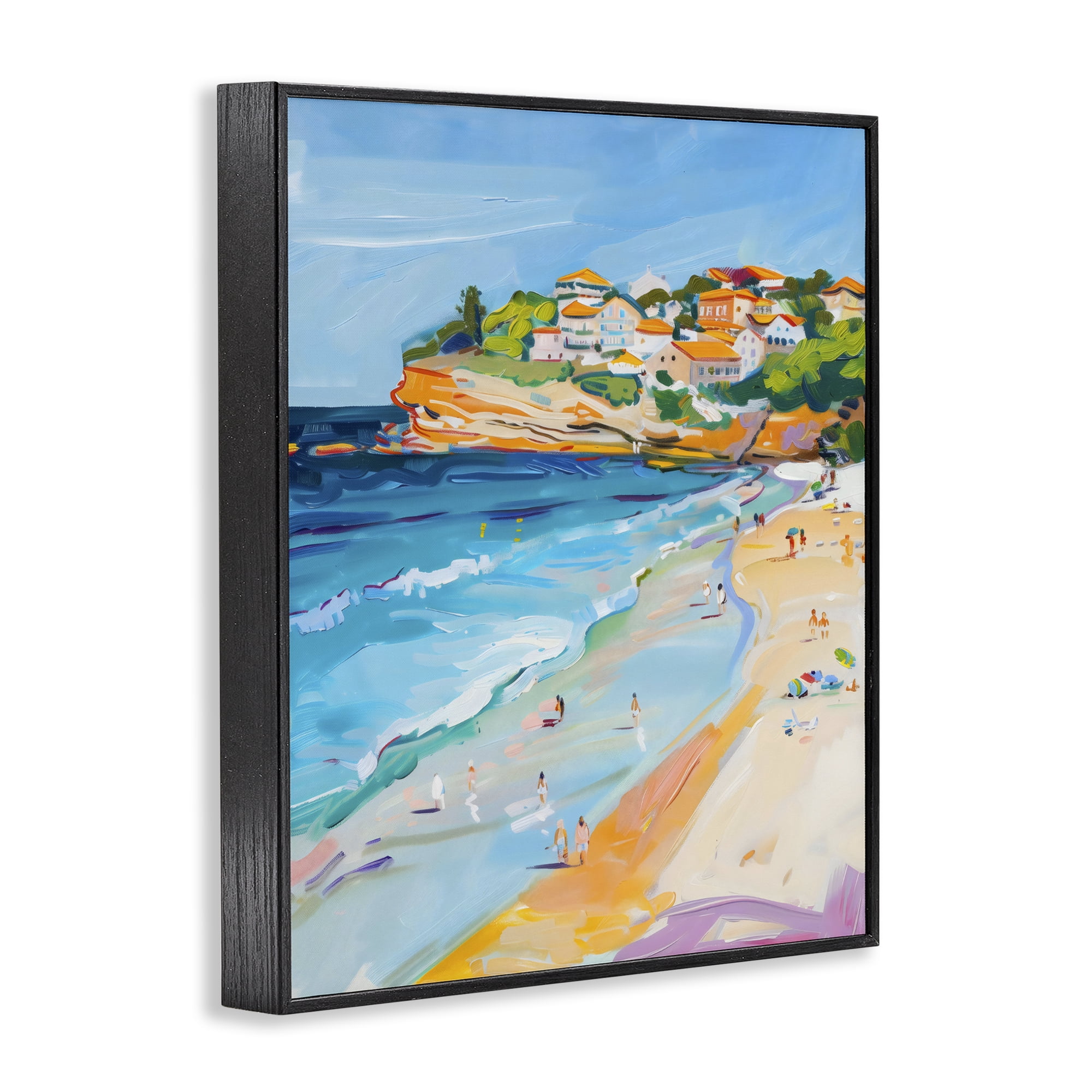 Stupell Industries Bondi Beach Cove Black Framed Giclee Art, design by The Prints Vibe