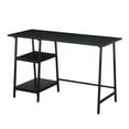 thumbnail image 3 of Convenience Concepts Designs2Go 29.25" Trestle Desk w/ Removable Shelves, Black/Black, All Ages, 3 of 8