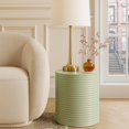 thumbnail image 2 of Meridian Furniture Nobi Table d'Appoint en Béton Vert Intérieur/extérieur, 2 of 9