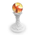 thumbnail image 3 of 3D Crystal Ball with DIY Video Playback 7cm Display Sphere, Orange, 3 of 5