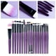 thumbnail image 3 of Juego de brochas de maquillaje 20 piezas, delineador de ojos, brocha de mezcla, brochas de maquillaje para mejillas y ojos, brocha de base cosmética, 3 of 5
