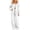 White #113, variant on Women's 2 Piece Zip Up Hoodie Set Long Sleeve Sweatshirt and Wide Leg Pants Relaxed Casual Fall Fleece Lounge Set
