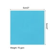 thumbnail image 2 of Uxcell Origami Paper Double Sided Sheet for Art Craft Project Beginner 50 Sheets Aquamarine Blue 2x2 inch, 2 of 5