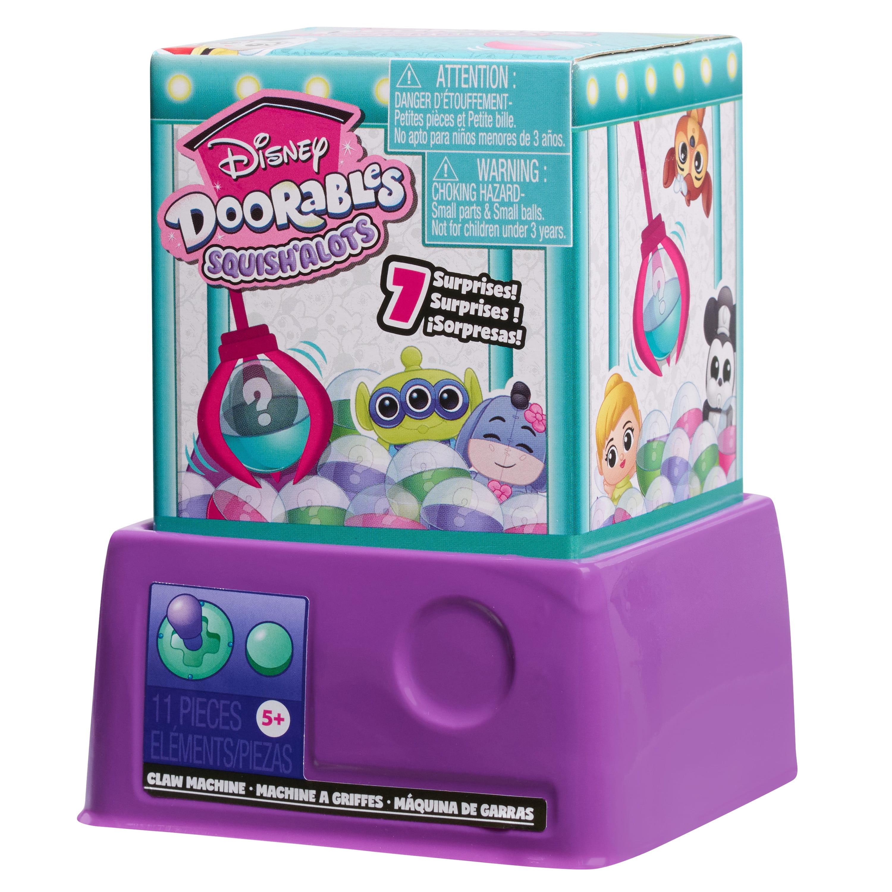Disney Doorables Whatcha Gotcha Claw Machine, 11 cm Collectible 9 Piece Toy, Boys and Girls Ages 5 up