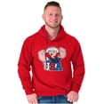 thumbnail image 3 of Popeye The Sailor Man USA Muscle Hoodie Sweatshirt Women Men Brisco Brands L, 3 of 6