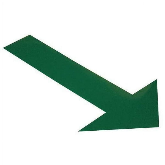 Mighty Line Floor Tape,Green,6 inx10 in,Arrow,PK50 ARROW10G
