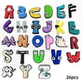 thumbnail image 1 of 26pcs Alphabet Lore Shoe Charms Shoe Decoration Cartoon Letter Charms For Diy Croc Clog Sandals Bracelet Wristband Decoration Accessories Party Favor, 1 of 5