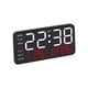thumbnail image 2 of Pantalla LED de reloj despertador digital | Temperatura de fecha y hora multifunción | Brillo ajustable | Batería de doble alimentación o USB | Diseño moderno de plástico | Oficina de dormitorio, 2 of 6