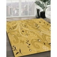 thumbnail image 3 of Ahgly Company Machine Washable Indoor Square Transitional Saffron Yellow Area Rugs, 8' Square, 3 of 7