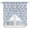 White Mist Blue, variant on Vintage Coastal Kitchen Window Curtains, Swag Curtains Valance for Bedroom Living Room Bathroom, Blue Grey Starfish Shell Conch Rod Pocket Window Treatment Curtain Block Drapes 2 Panels 28"x36"