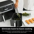 thumbnail image 6 of Ninja Foodi 6-in-1 Smart 10-QT 2-Basket Air Fryer with Thermometer, DZ550​, 6 of 13