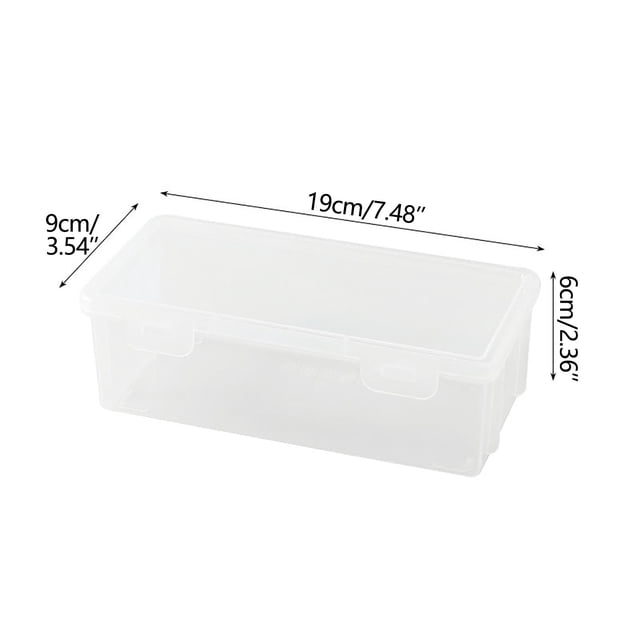 Caja de Lápiz de Plástico, Organizador de Almacenamiento de Papelería Translúcida Apilable de Capacidad Extra Grande para Plumas de Gel, Marcadores de Borradores, Organizadores de Oficina para Escrito