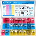 thumbnail image 1 of Kit de conectores de cable termorretráctiles Kuject 320 piezas a prueba de agua, 1 of 8