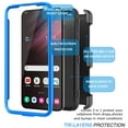 thumbnail image 7 of Tiflook Case For Samsung Galaxy S23 Plus (6.6 inch) SM-S916 Holster Clip [Tshell] [Built-in Screen] [Kickstand Locking Belt] Cover Blue, 7 of 7