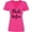 Hot Pink, variant on Inktastic Paris Bonjour with Hearts Women's V-Neck T-Shirt