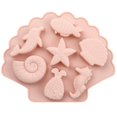 thumbnail image 1 of 2 uds 7 Even Sea World molde de silicona para Chocolate hecho a mano molde de jabón para aromaterapia accesorios de epoxi de cristal Diy, rosa ER, 1 of 5