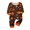 thumbnail image 2 of Halloween Family Matching Pajamas Holiday Loungewear Sleepwear Outfits For Seasonal Celebrations Festive Gathering Theme Apparel Homewear House Clothing Halloween Gifts, 2 of 9
