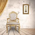 thumbnail image 3 of Pela Studio 9x18 Gold Ornate Wood Framed with Double Matting Museum Art Print Titled - Paris City Words I Border, 3 of 4