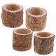 thumbnail image 3 of Candelabros de madera para velas de té, macetas de madera natural para plantas S, 3 of 9
