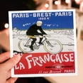 thumbnail image 7 of 3dRose, La Francaise Paris France Vintage Bicycle Advertising Poster, 12 Greeting Cards with envelopes, 7 of 7