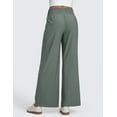 thumbnail image 2 of CRZ YOGA Lightweight Wide Leg Casual Pants for Women 30" Flowy Travel Work Loose Fit Summer, 2 of 4