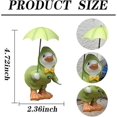 thumbnail image 2 of Duck Statue, Animal Garden Statue Resin Umbrella Raincoat Duck Ornament Collectible Figurine Duck Figurine Garden Decor Statues Figurines Ornaments fo, 2 of 5