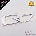 thumbnail image 2 of OEM Nameplate Audi Q7 Emblem Chrome Trunk Logo Badge Decoration Modified, 2 of 3