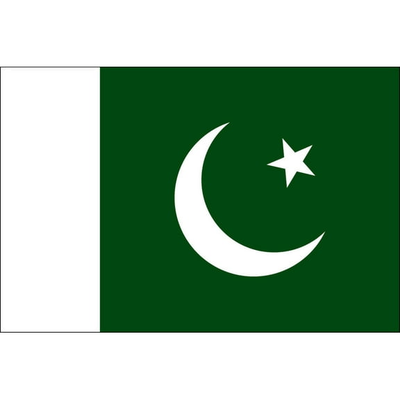 Y H M National Flag Pakistan Flag 3 x 5 feet Bunting For Marine Industrial Use