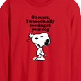 thumbnail image 2 of Peanuts - Looking At Your Dog - Men's Long Sleeve T-Shirt, 2 of 5
