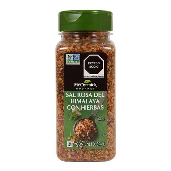 Sal Rosa del Himalaya McCormick Gourmet con Hierbas 396g Original