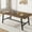 brown, variant on CazToi Industrial Dining Table for 6-8 People, Large 78.7" Wooden Kitchen Table Sturdy Metal Frame Adjustable Legs Non-Slip Pads