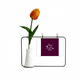 thumbnail image 1 of EsES huella de energía positiva Tarjeta de jarrón artificial de tulipanes, 1 of 3