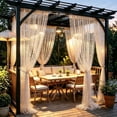 thumbnail image 7 of Beaded Fringe String Curtain Sparkling Hanging Window Divider Drape for Patio Gazebo Backdrop Indoor Outdoor Wall Decor, 7 of 7