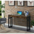 thumbnail image 2 of Pemberly Row Contemporary Console Table in Nutmeg Wood Finish, 2 of 8