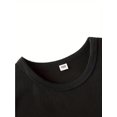 thumbnail image 4 of Camiseta con estampado gráfico de anime "Tiburones del Mundo", camiseta informal y moderna de manga corta con cuello redondo para niño, ideal para primavera y verano, ropa para el día a día., 4 of 6