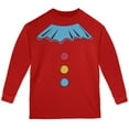 thumbnail image 1 of Halloween Clown Costume Rouge Jeunesse T-Shirt à Manches Longues, 1 of 1