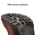 thumbnail image 4 of Bota DREAM PAIRS Silverado de Combate con Tacón Grueso en Color Tan Talla 11, 4 of 6