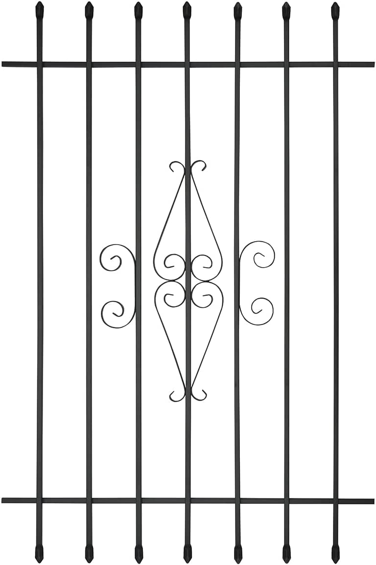 Grisham Spear Point Window Bar Guard,Security Bars for Windows Prevent