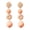 Pink, variant on Beaded Drop Earrings for Women Vintage Splicing Resin Layered Tassel Ball Stainless Steel Gold Plated Dainty Elegant Boho Wedding Daily Personalized Gift Jewelry Pink