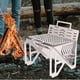 thumbnail image 2 of Estufa de leña plegable para exteriores, parrilla de cocina de material acero inoxidable, horno, estufa de Camping para jardín, Picnic, Camping, suministros L, 2 of 9