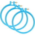 thumbnail image 1 of ZOUSSIQI 3pcs Plastic Embroidery Hoops Set, Cross Stitch Circle Hoop Embroidery Circle Ring for Embroidery and Cross Stitch Random Color(5in) CA919-16470, 1 of 9