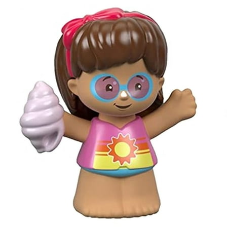 Replacement Part for Fisher-Price Little People Travel Together Friend Ship Playset - FHD92 ~ Replacement Girl Mia Figure ~ Holding Seashell