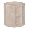 thumbnail image 3 of Furniture of America Direx Modern Solid Wood Octagon End Table, Natural, 3 of 6