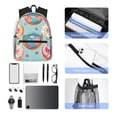 thumbnail image 4 of Fotbe Colorful Donut Mochila Ligera Casual para Laptop para Hombres y Mujeres, Mochila Impermeable de Uso Diario, Mochila para Universidad, 4 of 6