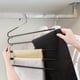 thumbnail image 5 of Perchas para pantalones, juego de 2 perchas para pantalones que ahorran espacio, organizador de armario para pantalones, 5 of 6