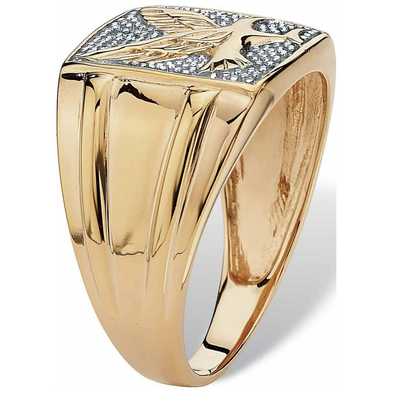 Eagle Pendant Two-tone 14k Yellow Gold-plated Sterling Silver Eagle Pendant Two-tone 14k Yellow Gold-plated Sterling Silver